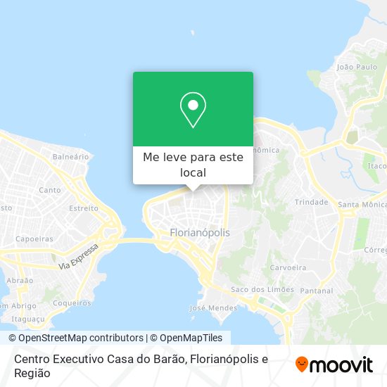 Centro Executivo Casa do Barão mapa