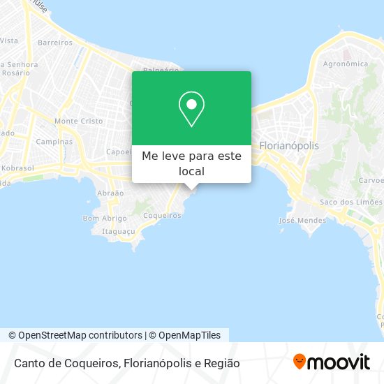 Canto de Coqueiros mapa