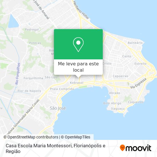 Casa Escola Maria Montessori mapa