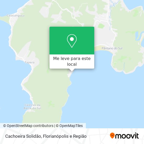 Cachoeira Solidão mapa