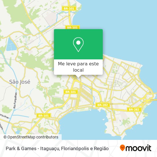 Park & Games - Itaguaçu mapa