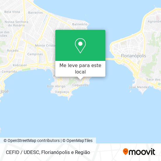 CEFID / UDESC mapa