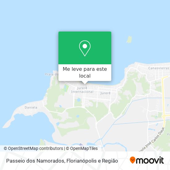 Passeio dos Namorados mapa