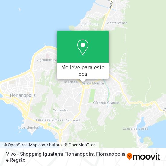 Vivo - Shopping Iguatemi Florianópolis mapa
