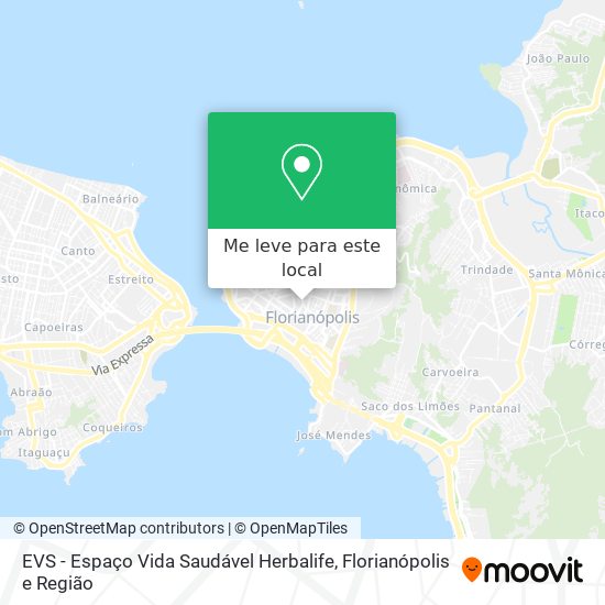 EVS - Espaço Vida Saudável Herbalife mapa