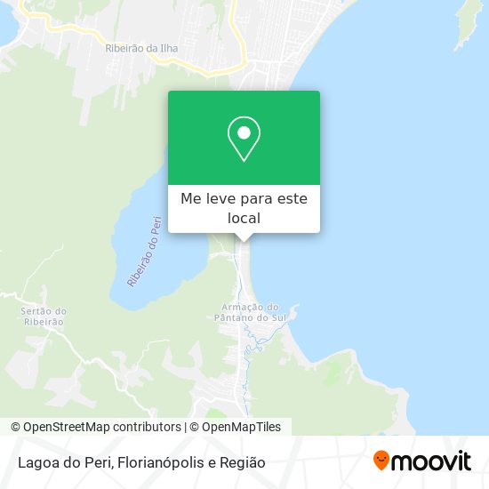 Lagoa do Peri mapa