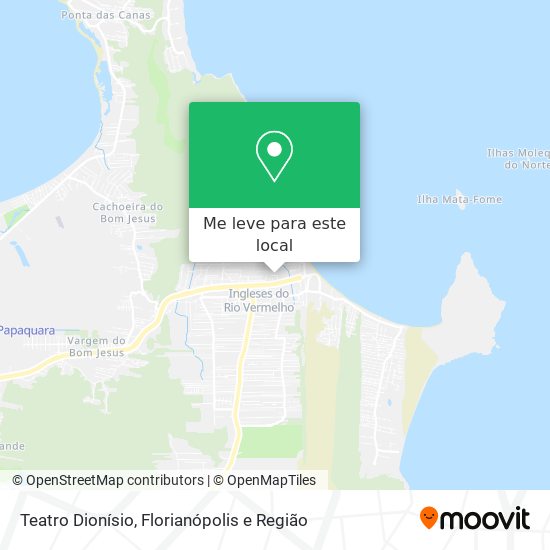 Teatro Dionísio mapa