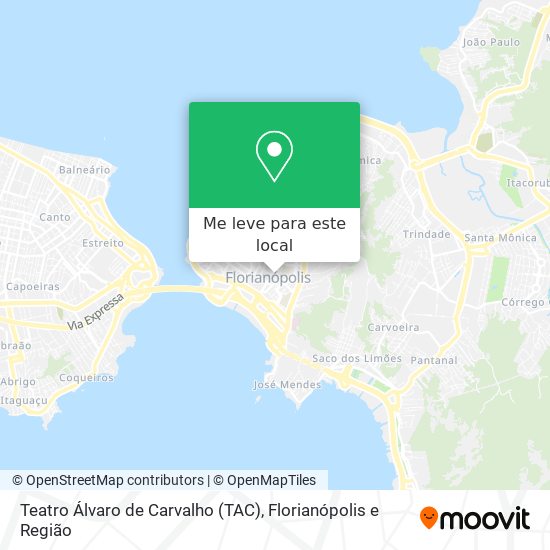 Teatro Álvaro de Carvalho (TAC) mapa