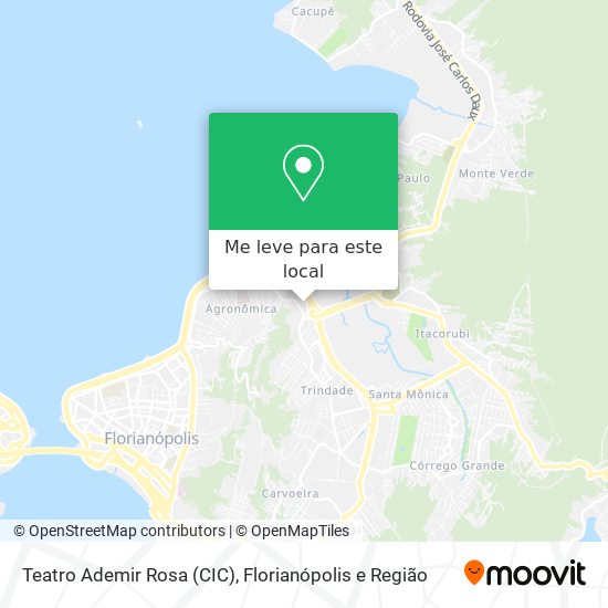 Teatro Ademir Rosa (CIC) mapa