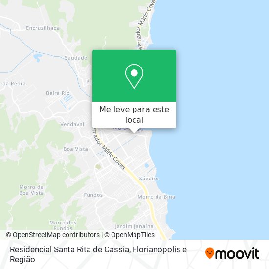 Residencial Santa Rita de Cássia mapa
