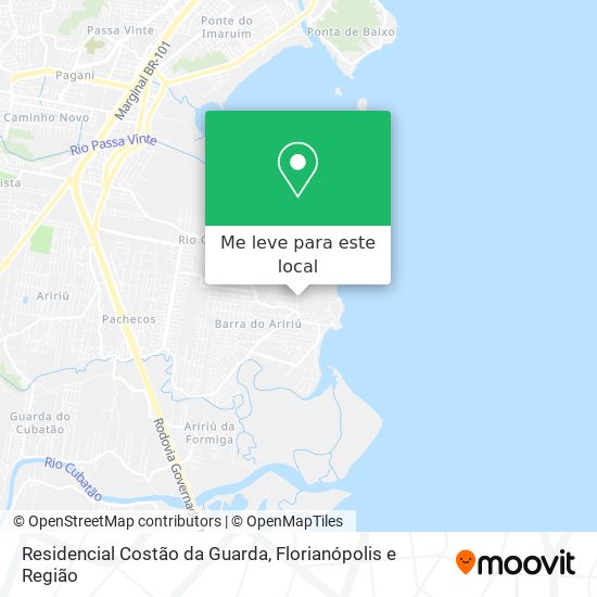 Residencial Costão da Guarda mapa