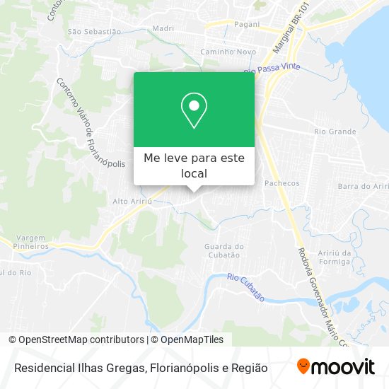 Residencial Ilhas Gregas mapa