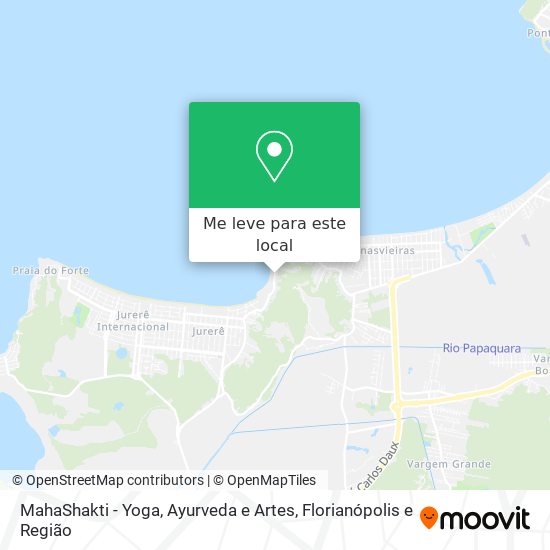 MahaShakti - Yoga, Ayurveda e Artes mapa