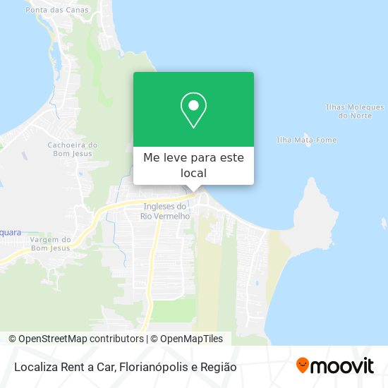 Localiza Rent a Car mapa