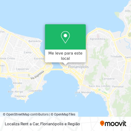 Localiza Rent a Car mapa