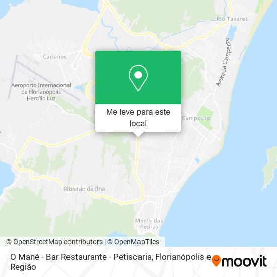 O Mané - Bar Restaurante - Petiscaria mapa