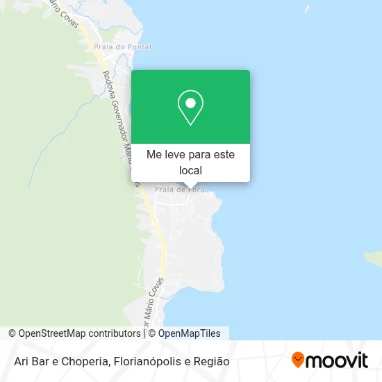Ari Bar e Choperia mapa