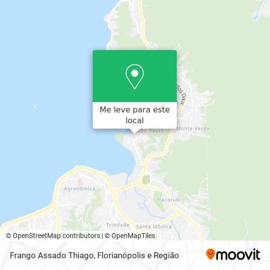 Frango Assado Thiago mapa