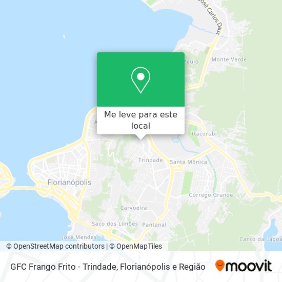 GFC Frango Frito - Trindade mapa