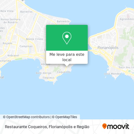 Restaurante Coqueiros mapa