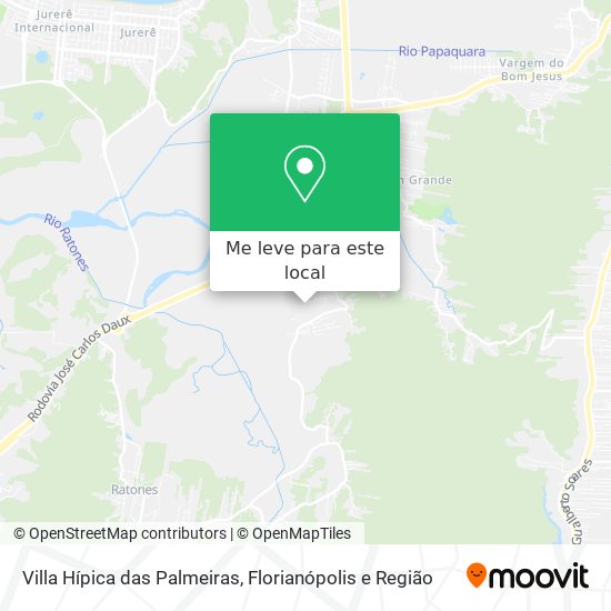 Villa Hípica das Palmeiras mapa
