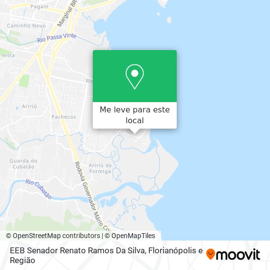 EEB Senador Renato Ramos Da Silva mapa