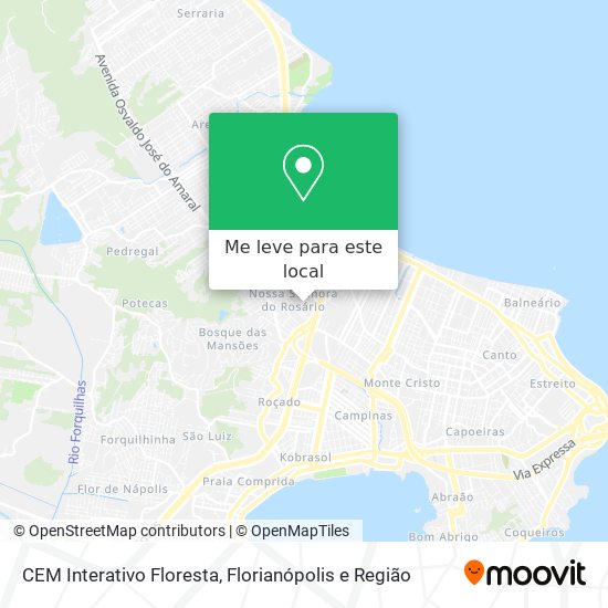 CEM Interativo Floresta mapa