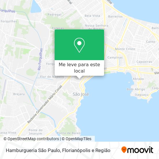 Hamburgueria São Paulo mapa