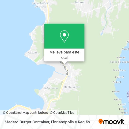 Madero Burger Container mapa