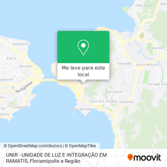 UNIR - UNIDADE DE LUZ E INTEGRAÇÃO EM RAMATÍS mapa