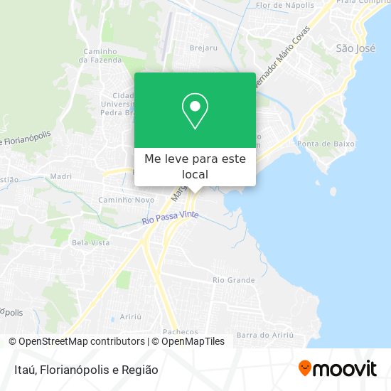 Itaú mapa