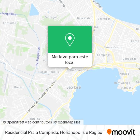 Residencial Praia Comprida mapa