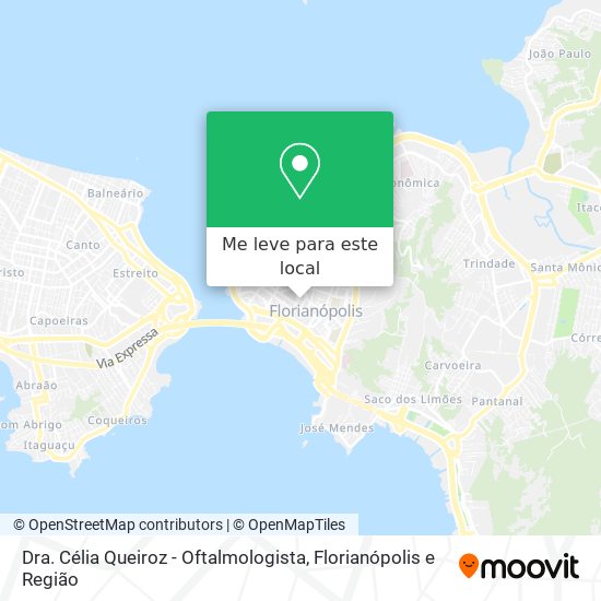 Dra. Célia Queiroz - Oftalmologista mapa