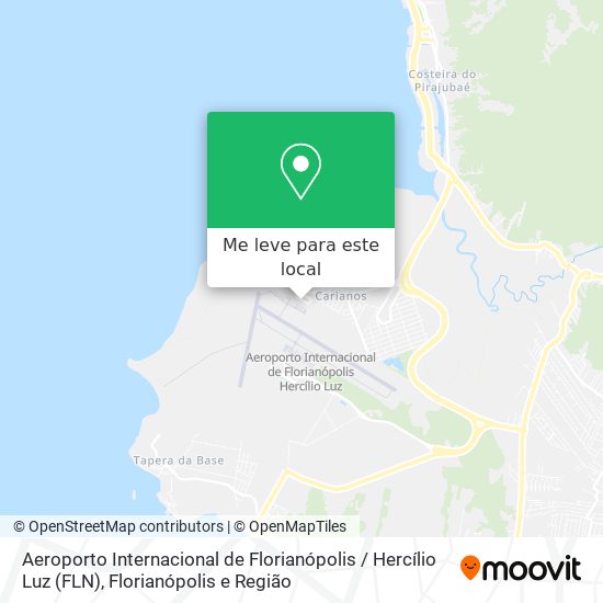 Aeroporto Internacional de Florianópolis / Hercílio Luz (FLN) mapa