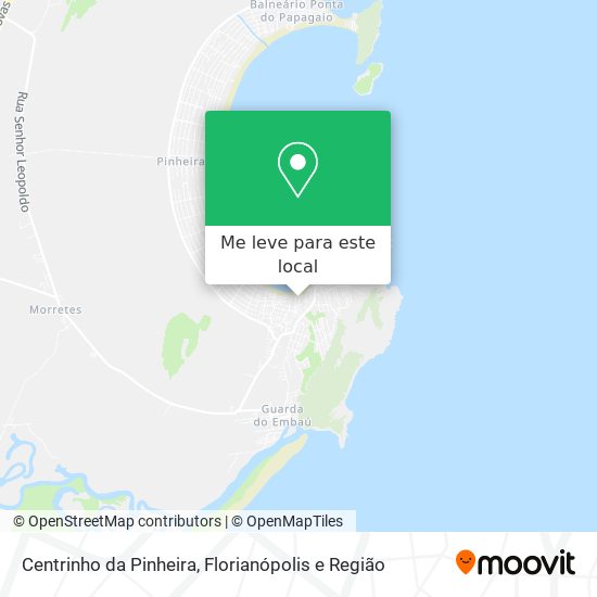 Centrinho da Pinheira mapa