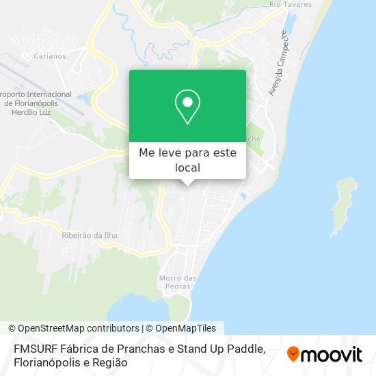 FMSURF Fábrica de Pranchas e Stand Up Paddle mapa