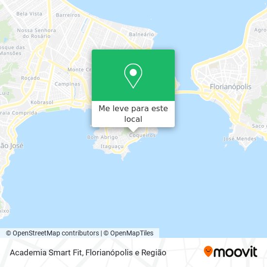 Academia Smart Fit mapa