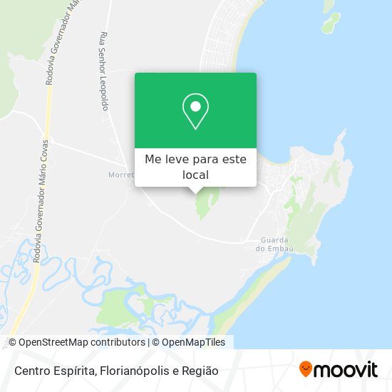 Centro Espírita mapa