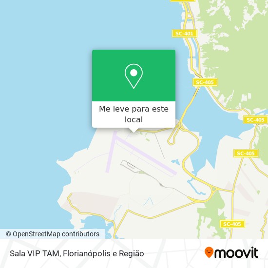 Sala VIP TAM mapa