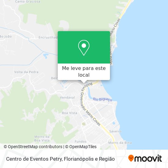 Centro de Eventos Petry mapa