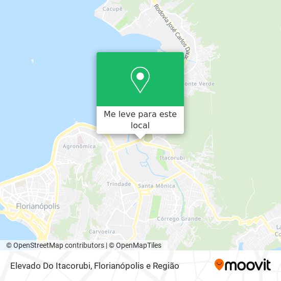 Elevado Do Itacorubi mapa
