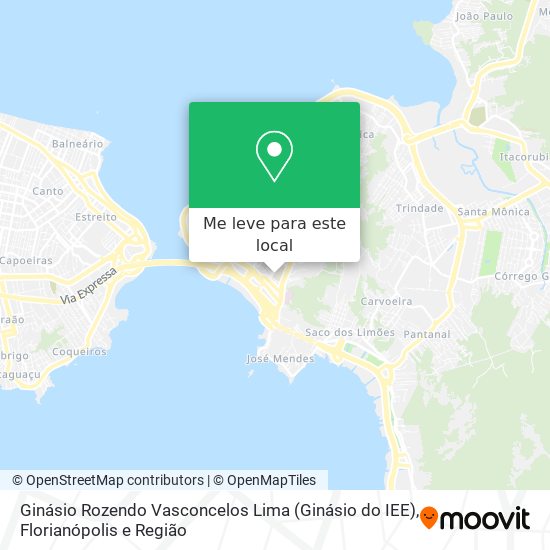 Ginásio Rozendo Vasconcelos Lima (Ginásio do IEE) mapa