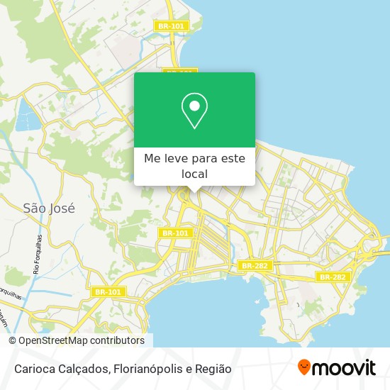 Carioca Calçados mapa