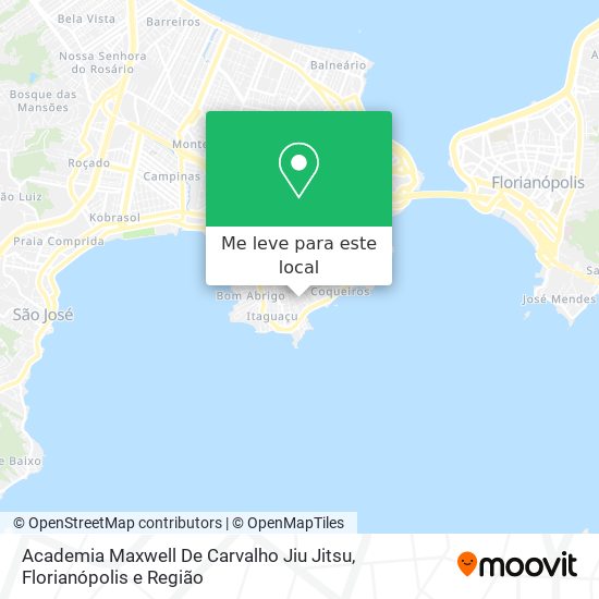 Academia Maxwell De Carvalho Jiu Jitsu mapa