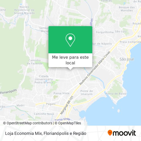 Loja Economia Mix mapa