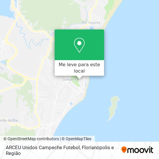 ARCEU Unidos Campeche Futebol mapa