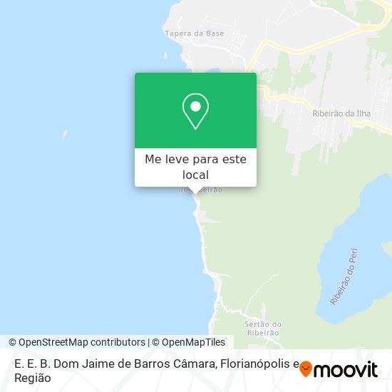 E. E. B. Dom Jaime de Barros Câmara mapa