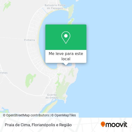 Praia de Cima mapa