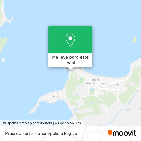 Praia do Forte mapa