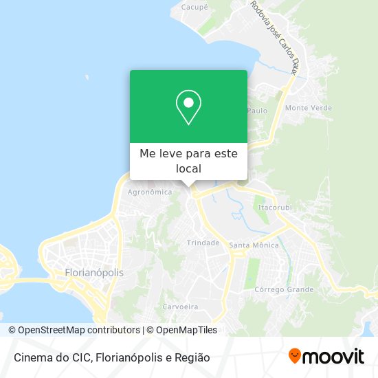 Cinema do CIC mapa